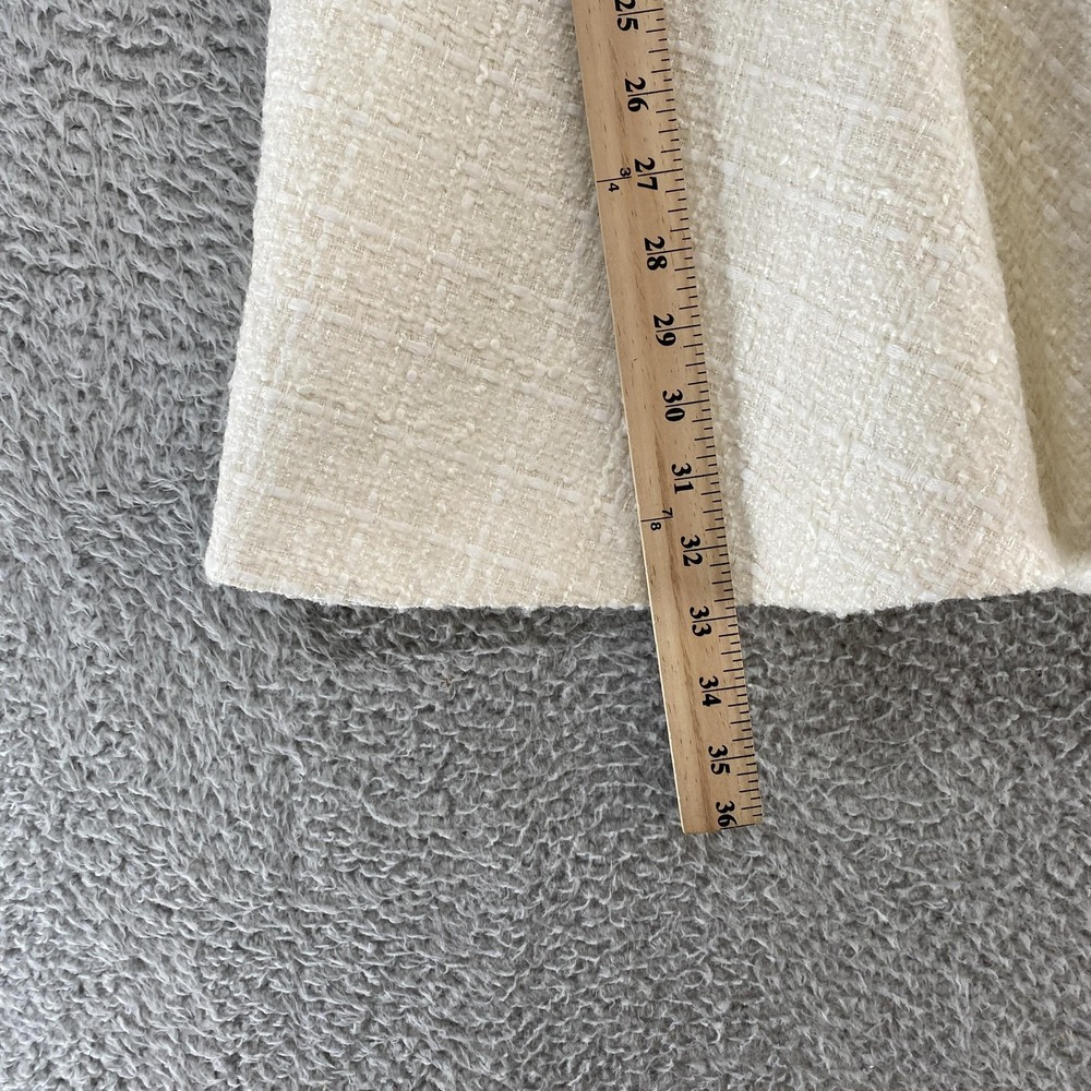 Zara Old Money Dress Womens Small Tweed Check Fit Flare Short Sleeve Mini Office - Picture 5 of 16